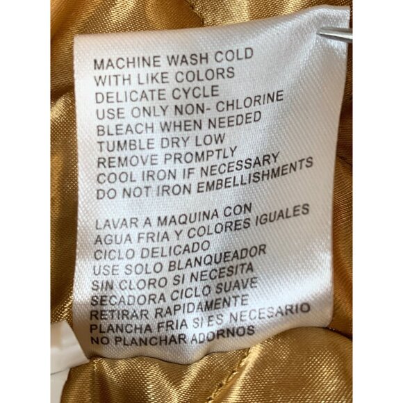 Vintage 49ers Gold Starter Black Label Jacket Red Trim Quilted Sz S 8684 EUC - Picture 9 of 10